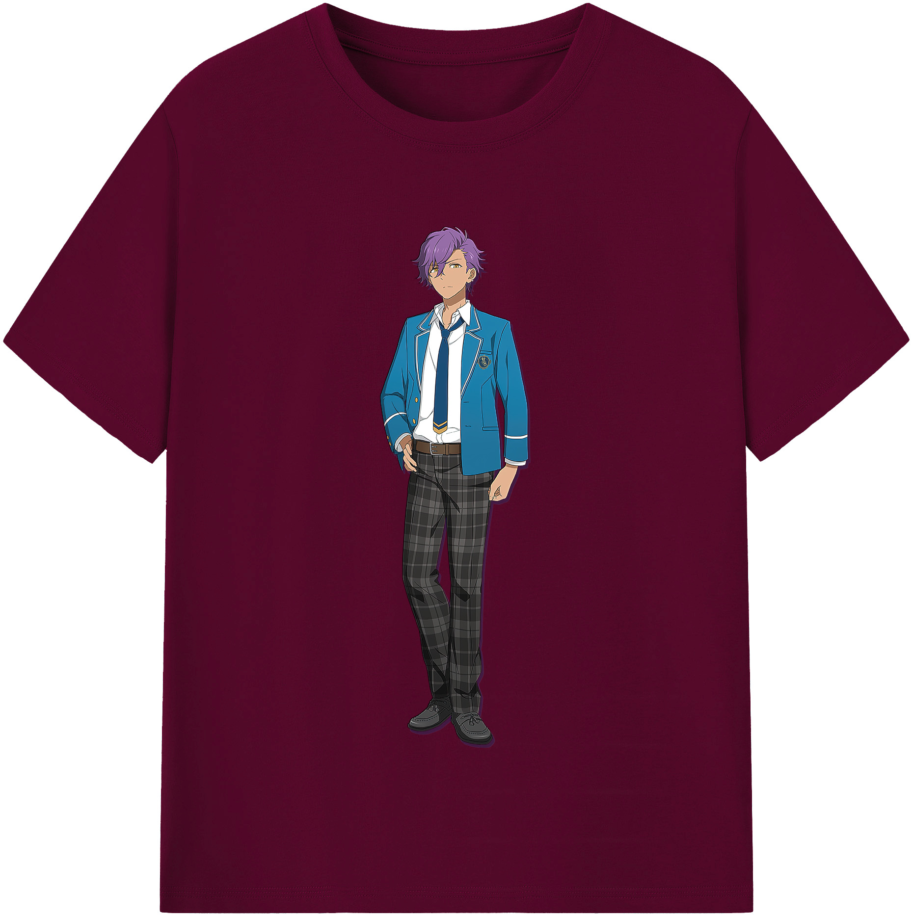 （画像用） あんさんぶるスターズ! Ensemble Stars レディースカジュアルプリントTシャツ（綿100％）